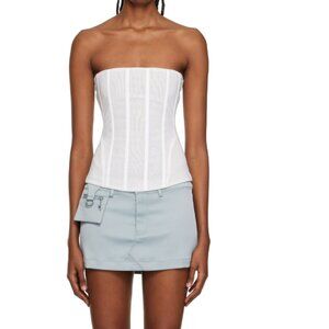 Miaou White Libra Corset
